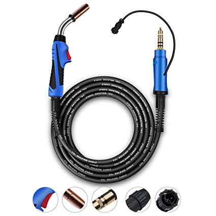 MIG Welding Gun, M-25 MIG Gun Replacement for Miller #169594 Connector 10FT, 250A.030''-.035''